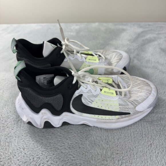 Nike Giannis Immortality 2 GS White Barely Volt Boys Size 7Y US - Picture 6 of 14